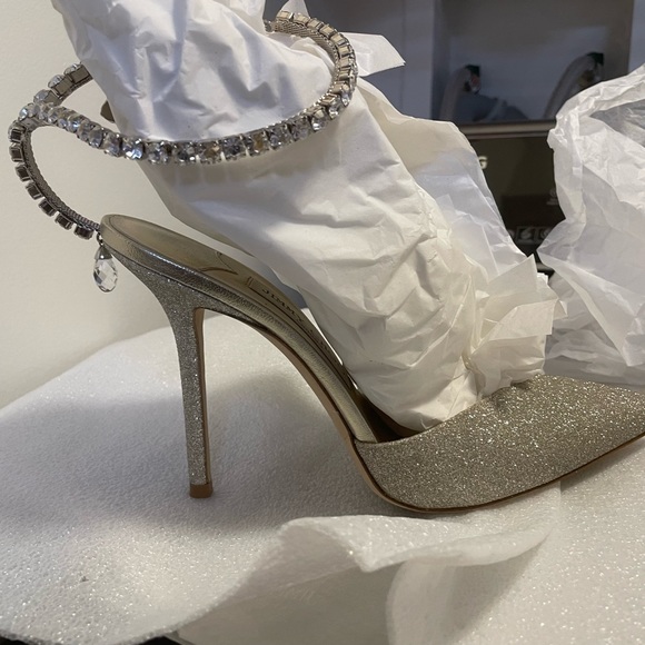 Jimmy Choo Glitter Saeda 100 pump - Picture 3 of 5